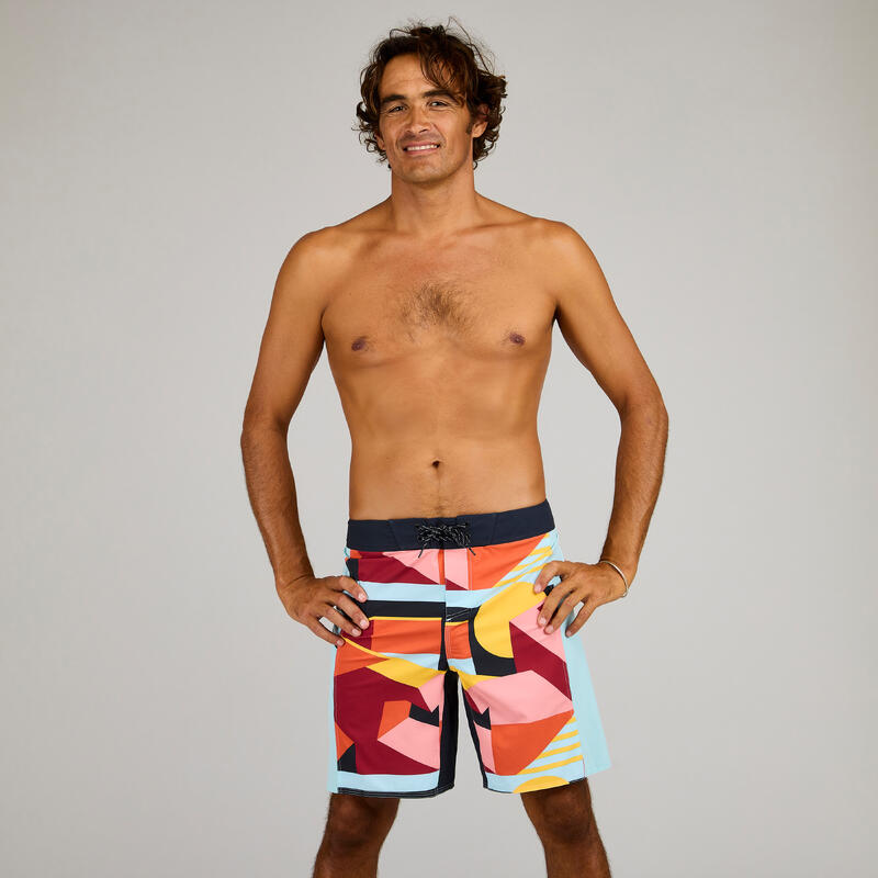 Sörf Boardshort - 19" - Kırmızı - 500