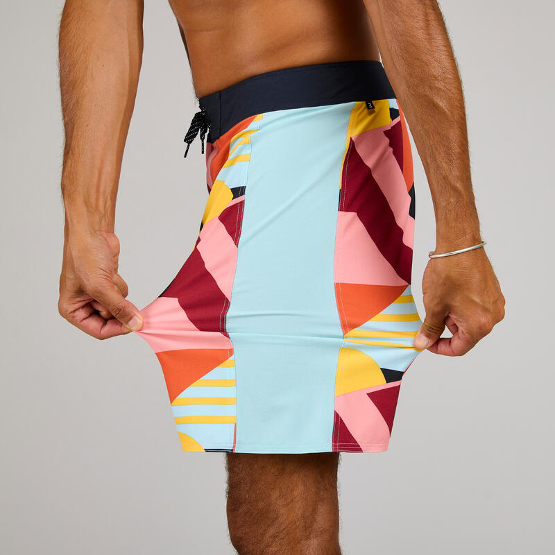 Sörf Boardshort - 19" - Kırmızı - 500