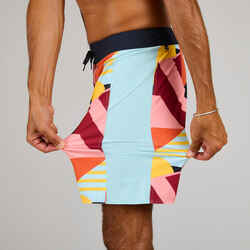 Surfing boardshorts 500 19" ARCHI RED