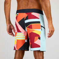 Surfing boardshorts 500 19" ARCHI RED