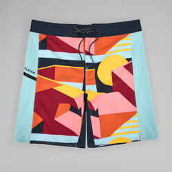 Surfing boardshorts 500 19" ARCHI RED