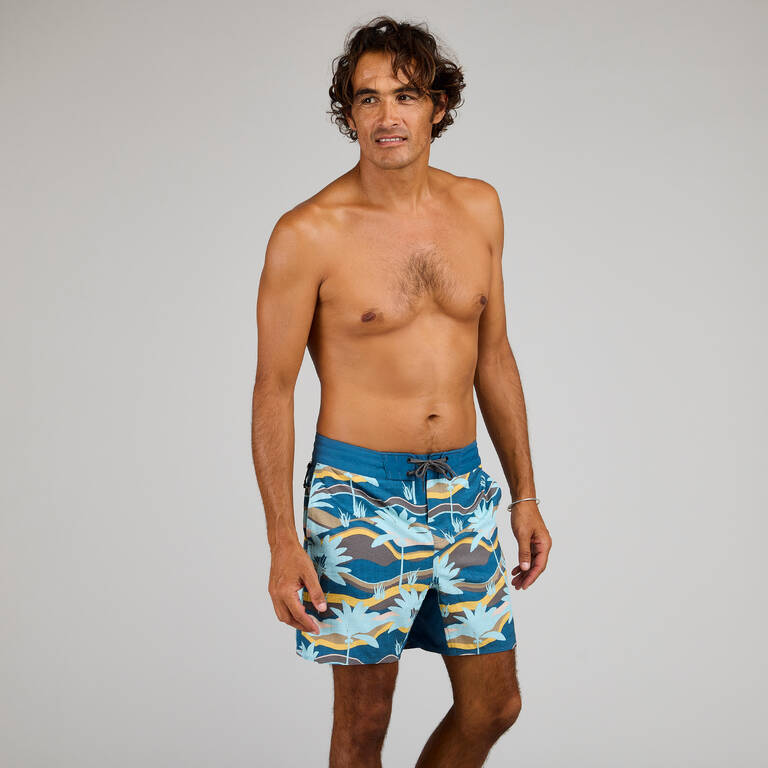 Boardshort selancar 500 17" PALMERAIE ABU-ABU