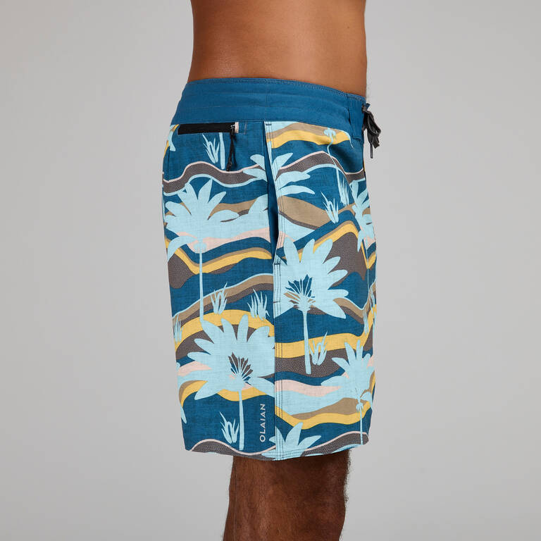 Boardshort selancar 500 17" PALMERAIE ABU-ABU