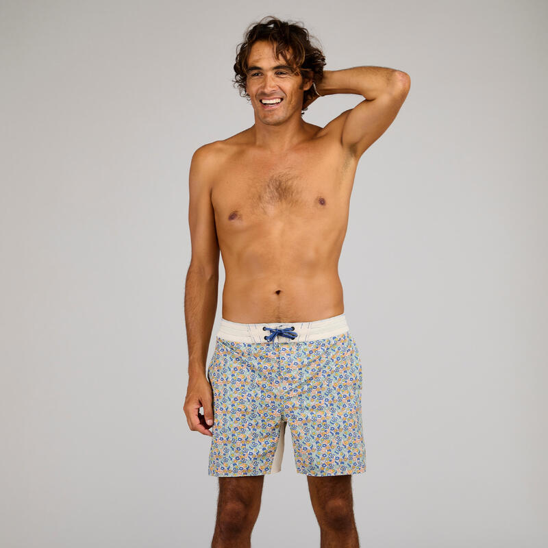 Boardshorts 17" Surfen - 500 Joy beige