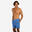 Erkek Orta 17" Deniz Şortu / Boardshort - Mavi Düz - GOOD 500