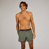 Men Surfing Boardshort surf 100 short Eco MOMO KHAKI