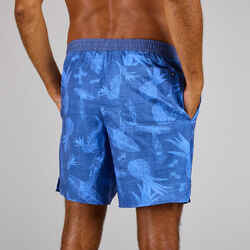 Boardshort surf 100 μακρύ Eco SURFER ΓΙΑ ΚΟΡΙΤΣΙΑ ΜΠΛΕ