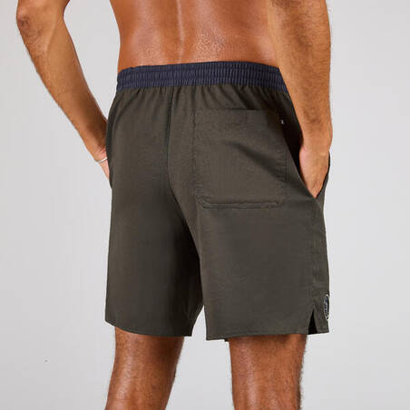 Boardshorts selancar 100 long MAN KHAKI