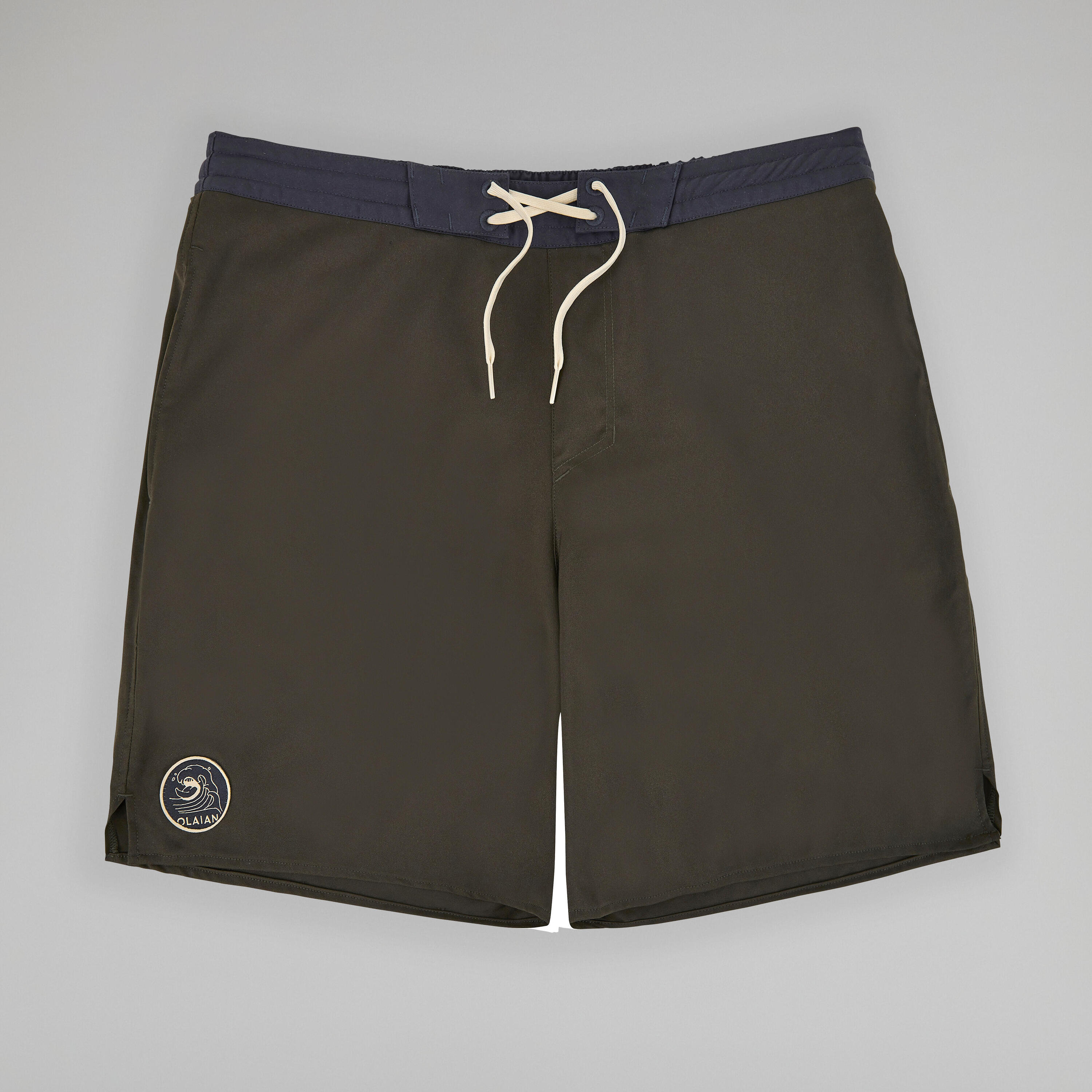 Boardshort surf 100 long MAN KHAKI 8/8