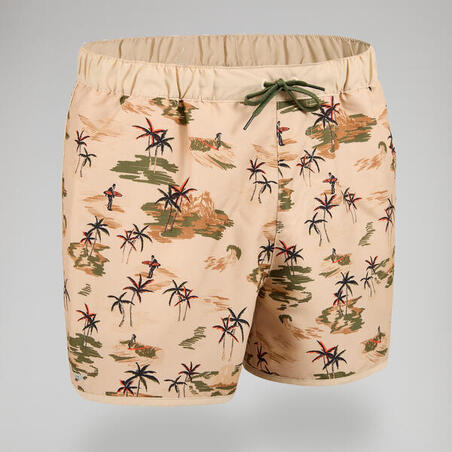 Boardshort surf 100 court CALIFUN BEIGE