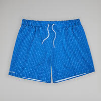 Boardshort surf 100 15" MICROTIF BLUE