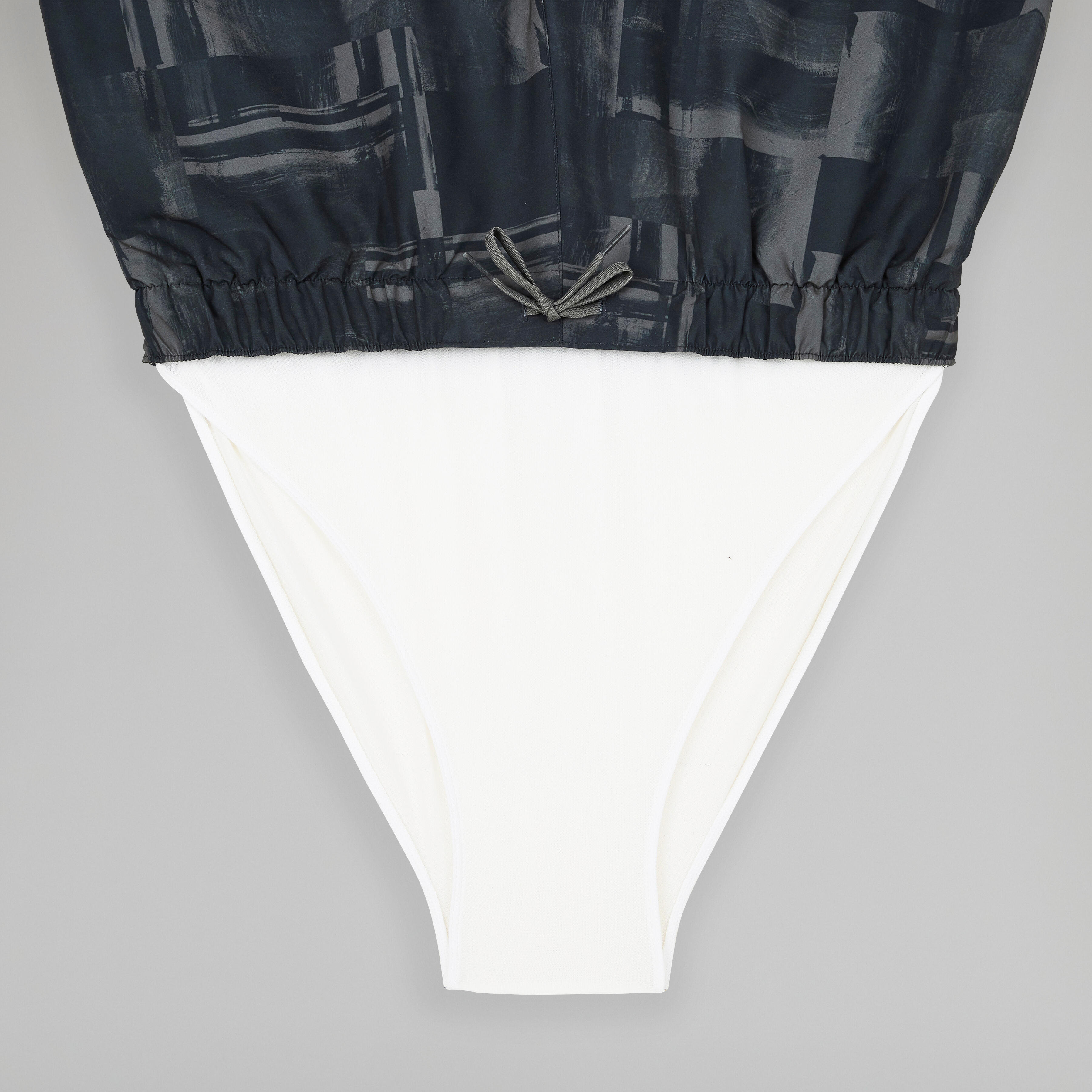 Men Surfing boardshorts 100 15"  STRATE BLACK