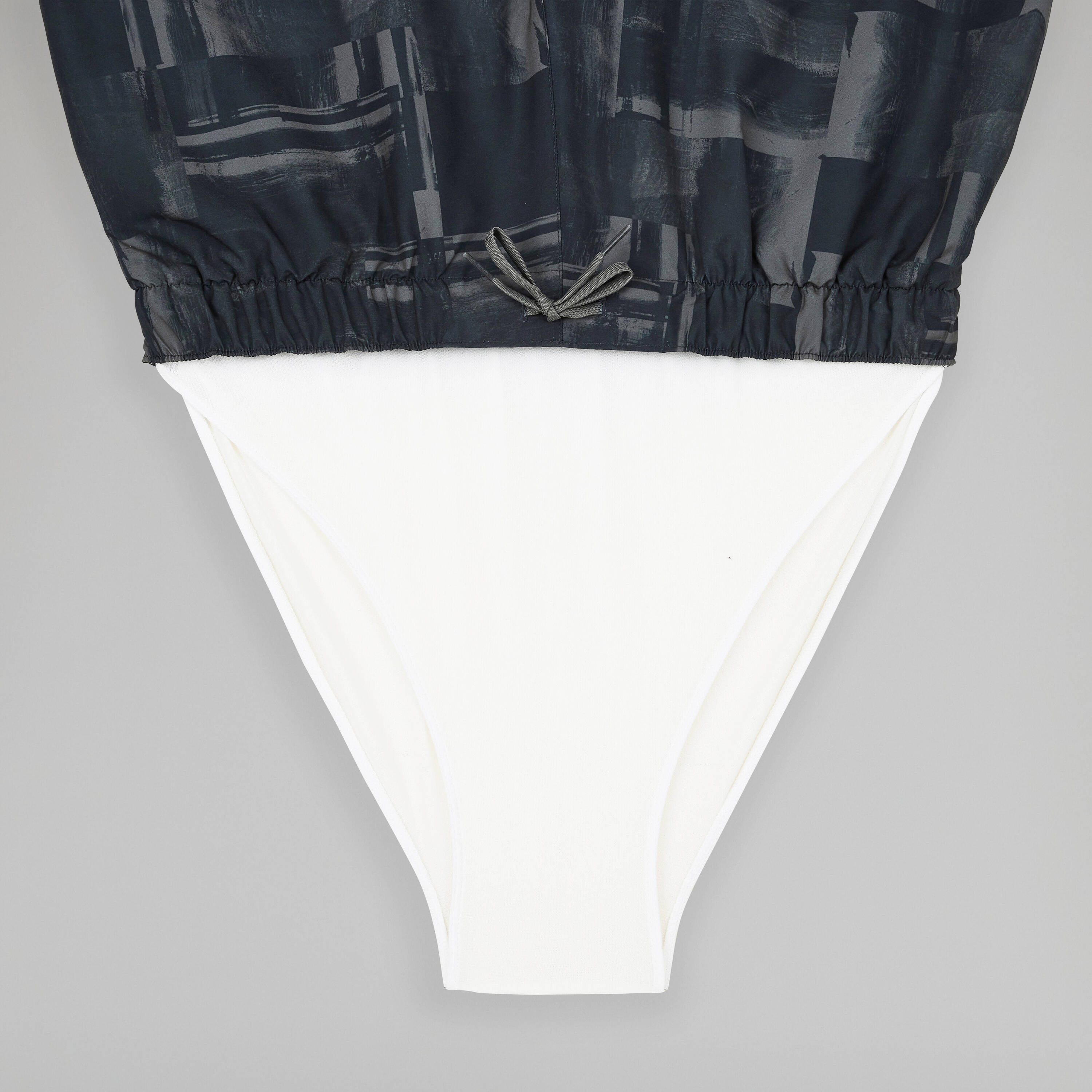 Men Surfing boardshorts 100 15"  STRATE BLACK -  5