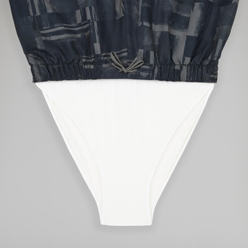 Șort de baie surf 100 15" STRATE NEGRU