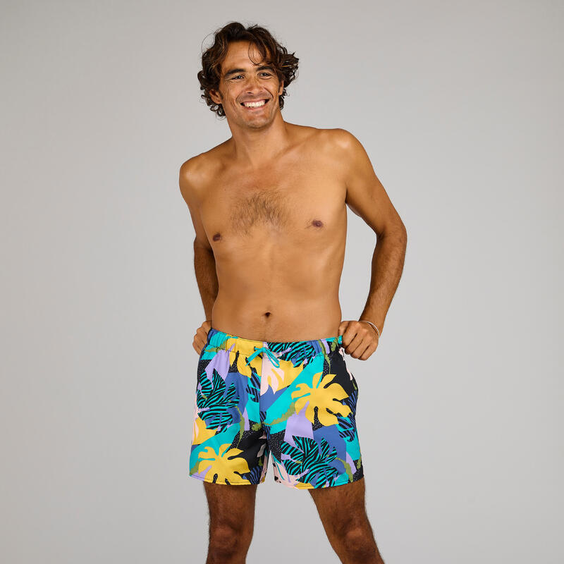 Boardshort surf 100 15" MELIMEL BLACK