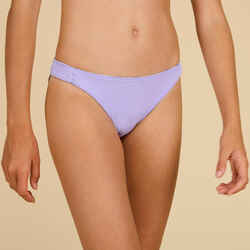 GIRL’S REVERSIBLE SWIMSUIT BOTTOMS 500 PURPLE