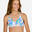 Bikinitop voor surfen meisjes Lizy 500 triangel paars