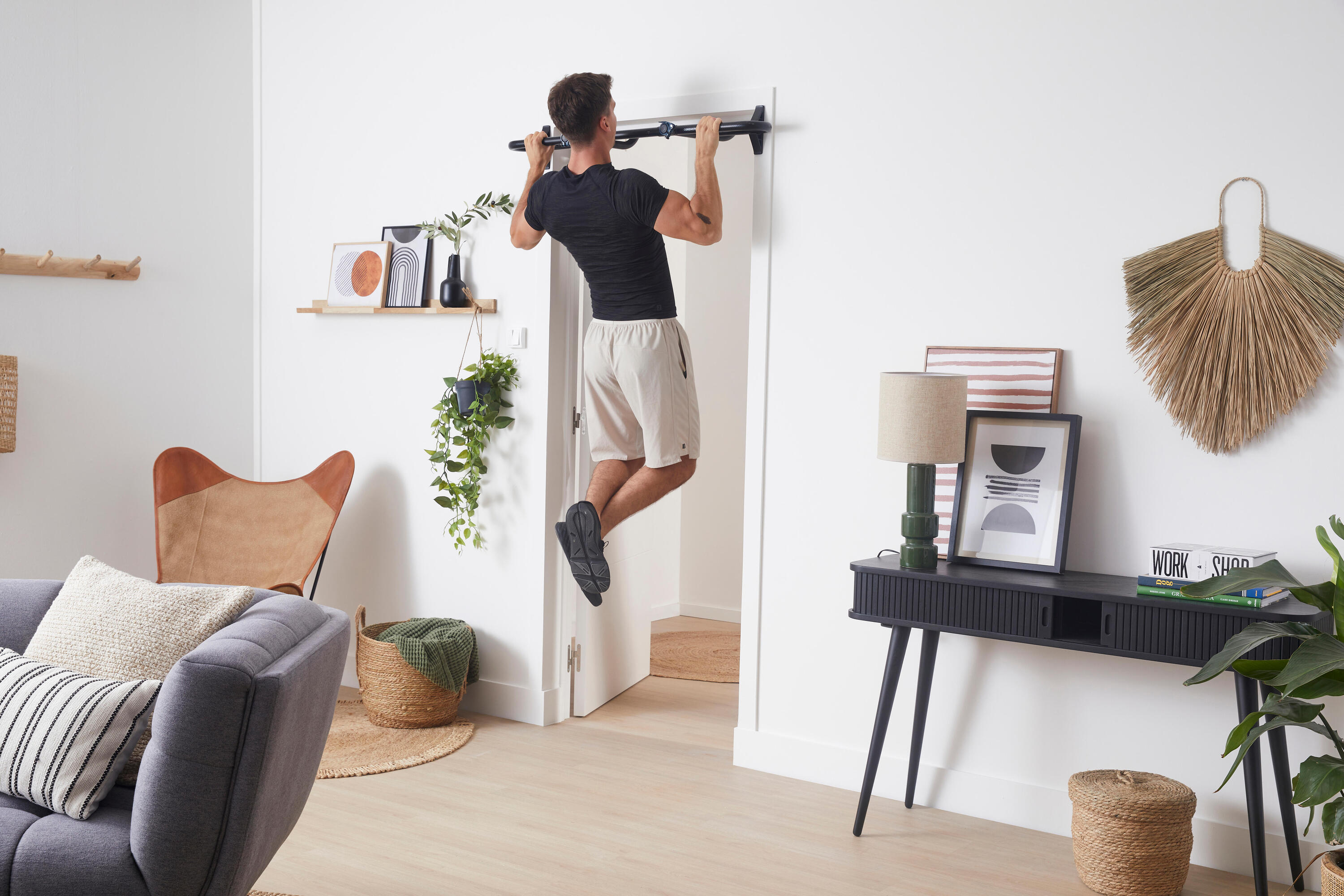 Pull Up Bar for Doorway, Strength Training Pull-up Bars, No Screws