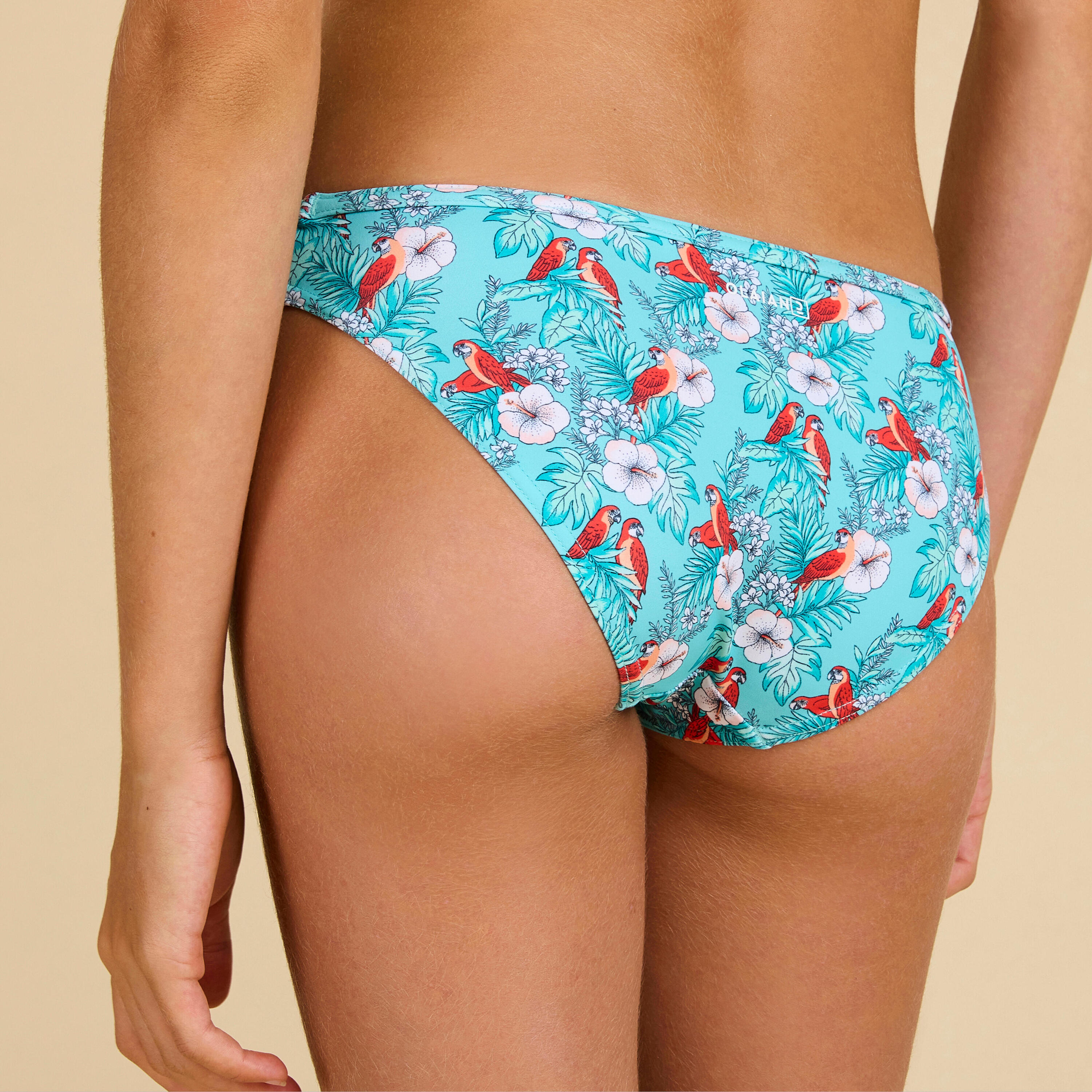 Costume slip ragazza 100 COCO turchese 3/12