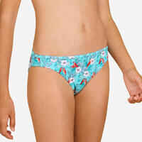 GIRL'S ZELI SWIMSUIT BOTTOMS 100 COCO TURQUOISE