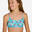 Bikinitop voor meisjes 100 turquoise coco
