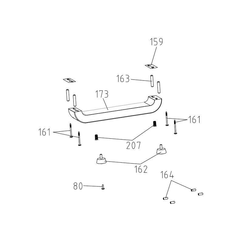 Woodrower Front Foot DOMYOS Decathlon