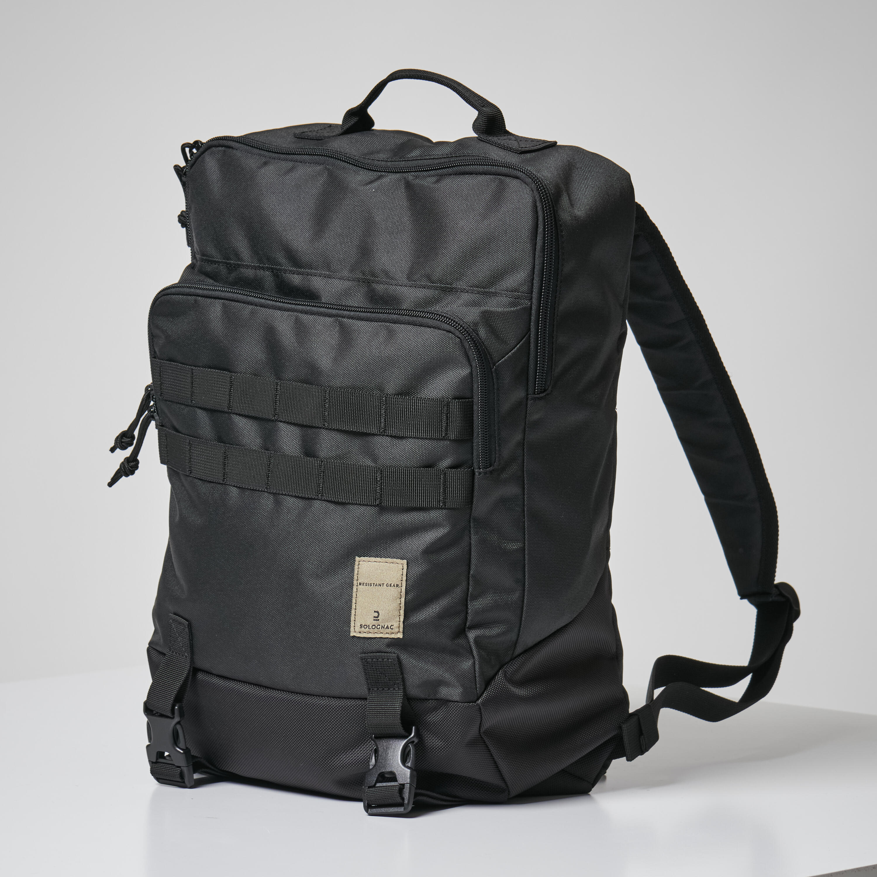 Solognac - Sac 20l Tactical 100 Noir - Sac À Dos - Chasse Et Tir Sportif - Noir - Taille Unique - Decathlon