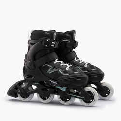 Παιδικά fitness inline πατίνια Fit3 - Μαύρο/Χακί