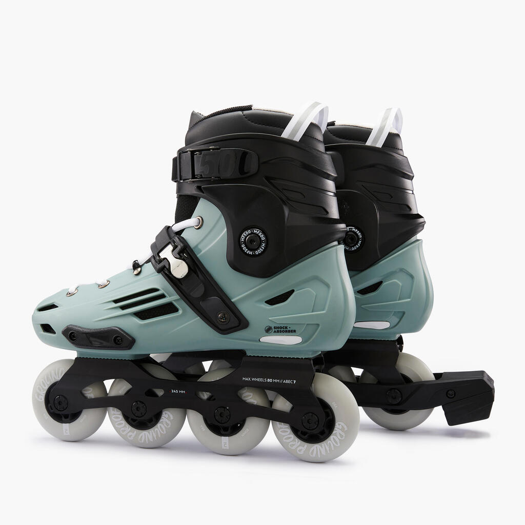 Adult Freeride Inline Skates MF500 - Greylo