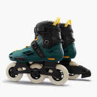 Patines 3 Ruedas Freeskate Adulto Oxelo MF900 Verde