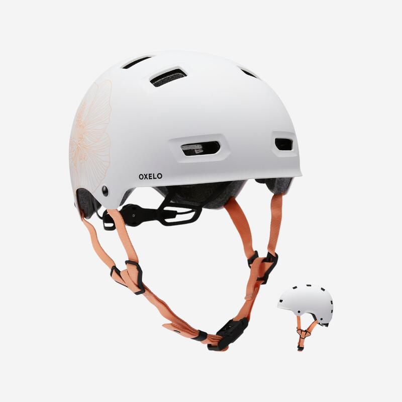 Helm voor inlineskaten skateboarden steppen MF540 lila