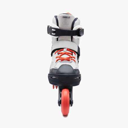 Kids' Inline Fitness Skates Fit3 - Grey/Red