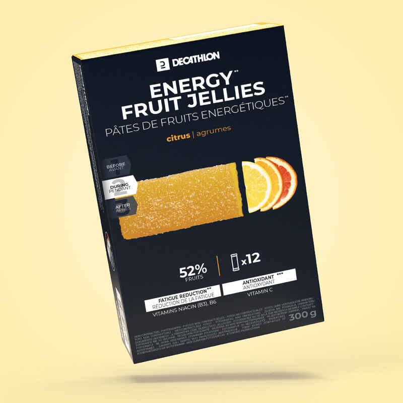 Fruchtgelee Riegel Energy Ecosize Zitrusfrüchte 12 × 25 g Medien 1