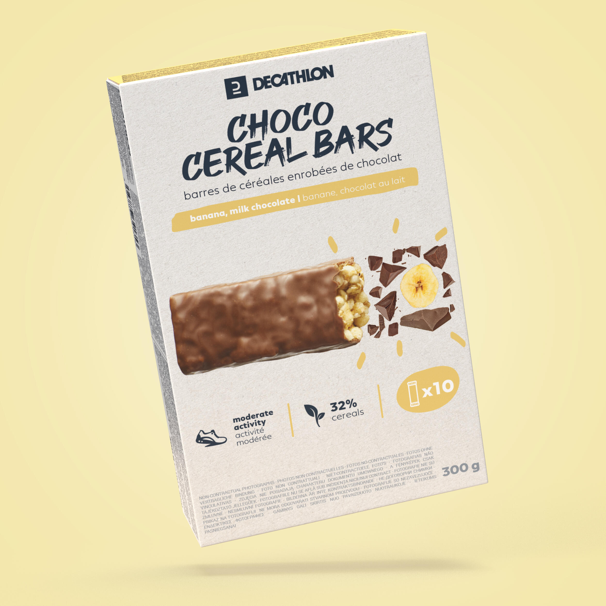 BARRETTA DI CEREALI RICOPERTA X10 CIOCCOLATO E BANANA