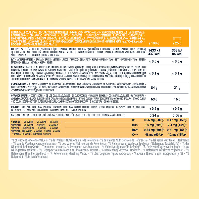 Ovocné želé Ecosize citrusové 12 × 25 g
