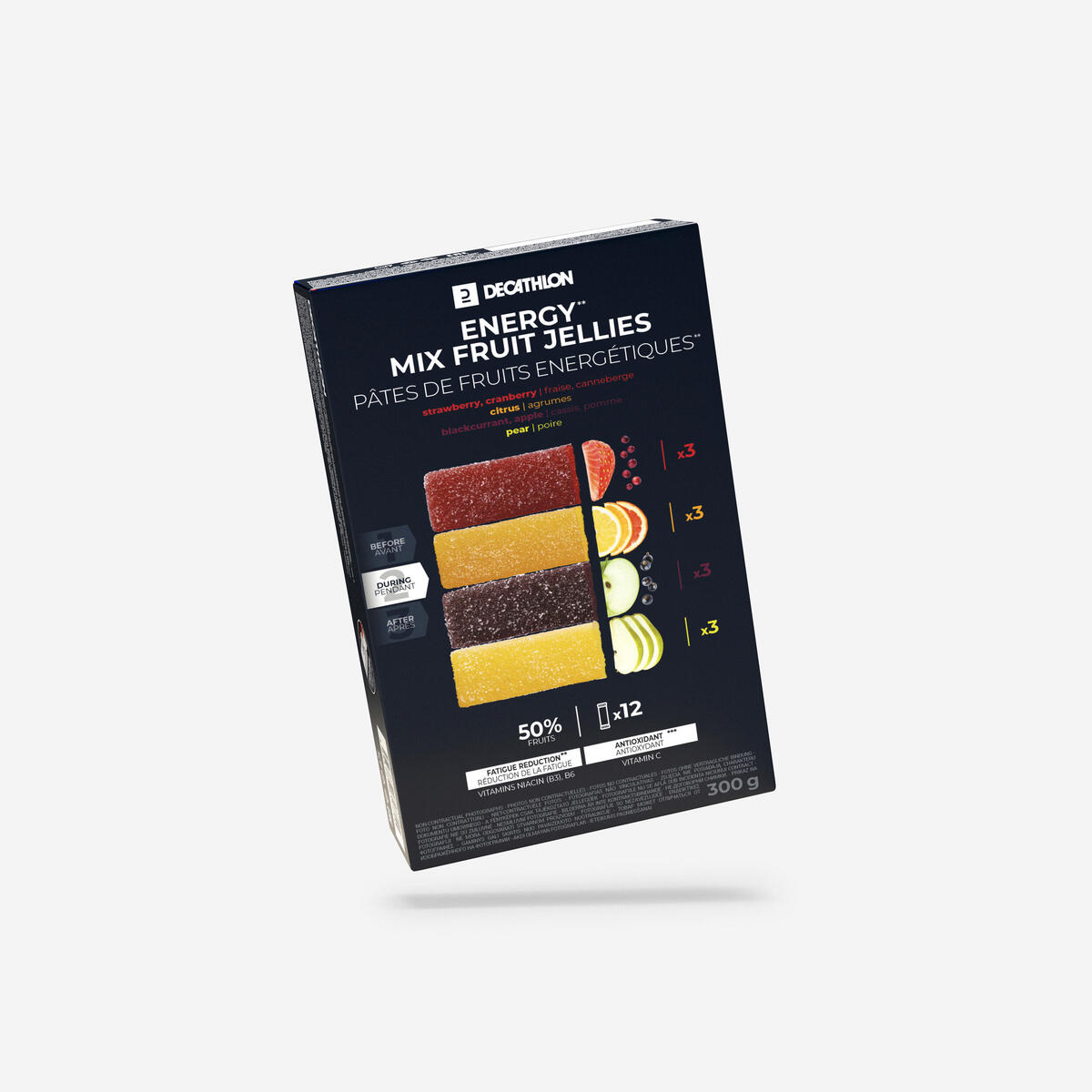 PATE DE FRUITS ÉNERGÉTIQUE MIX 12x25G