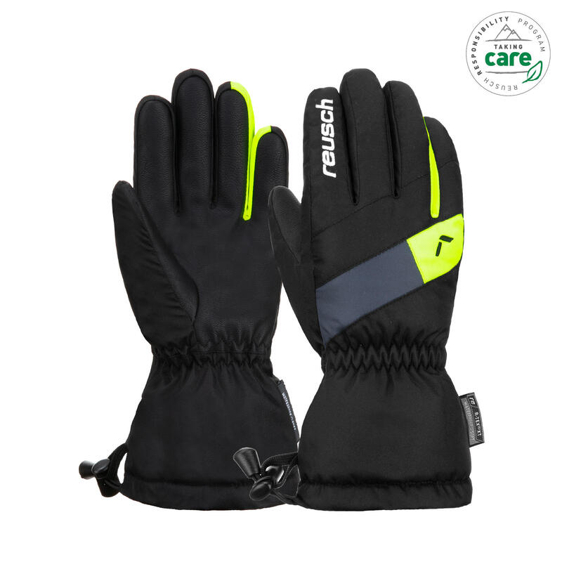 Ski Handschuhe Charlie R-TEX XT - schwarz/gelb REUSCH Junior DECATHLON