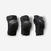 Set 3x2 protections roller adulte FIT500 NOIR