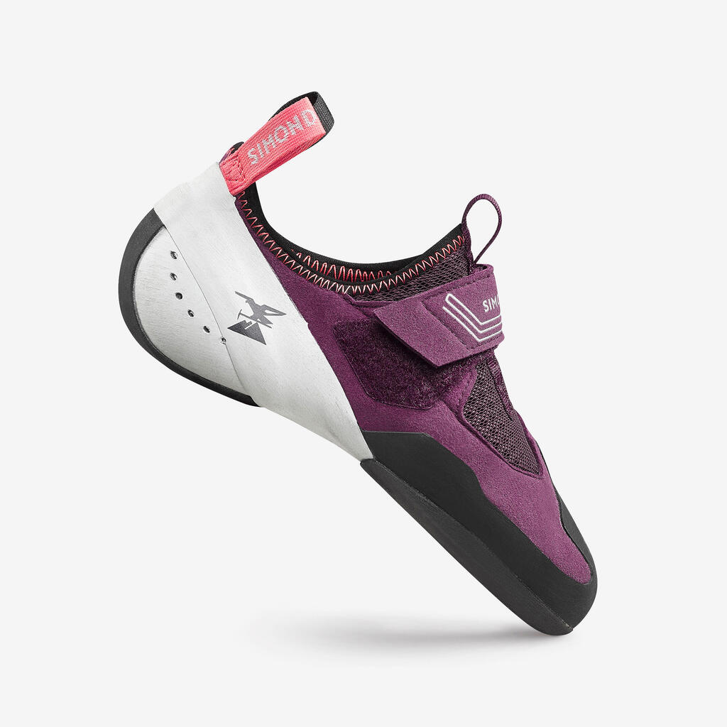 WOMEN'S CLIMBING SHOES - VERTIKA SOFT BORDEAUX