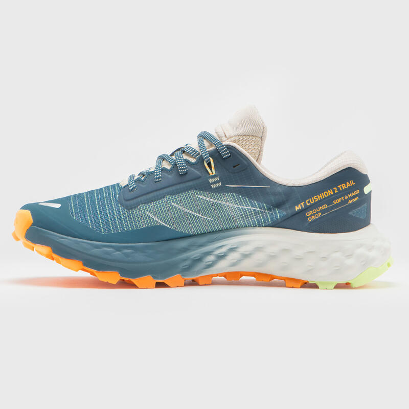 Scarpe trail uomo MT CUSHION 2 turchesi