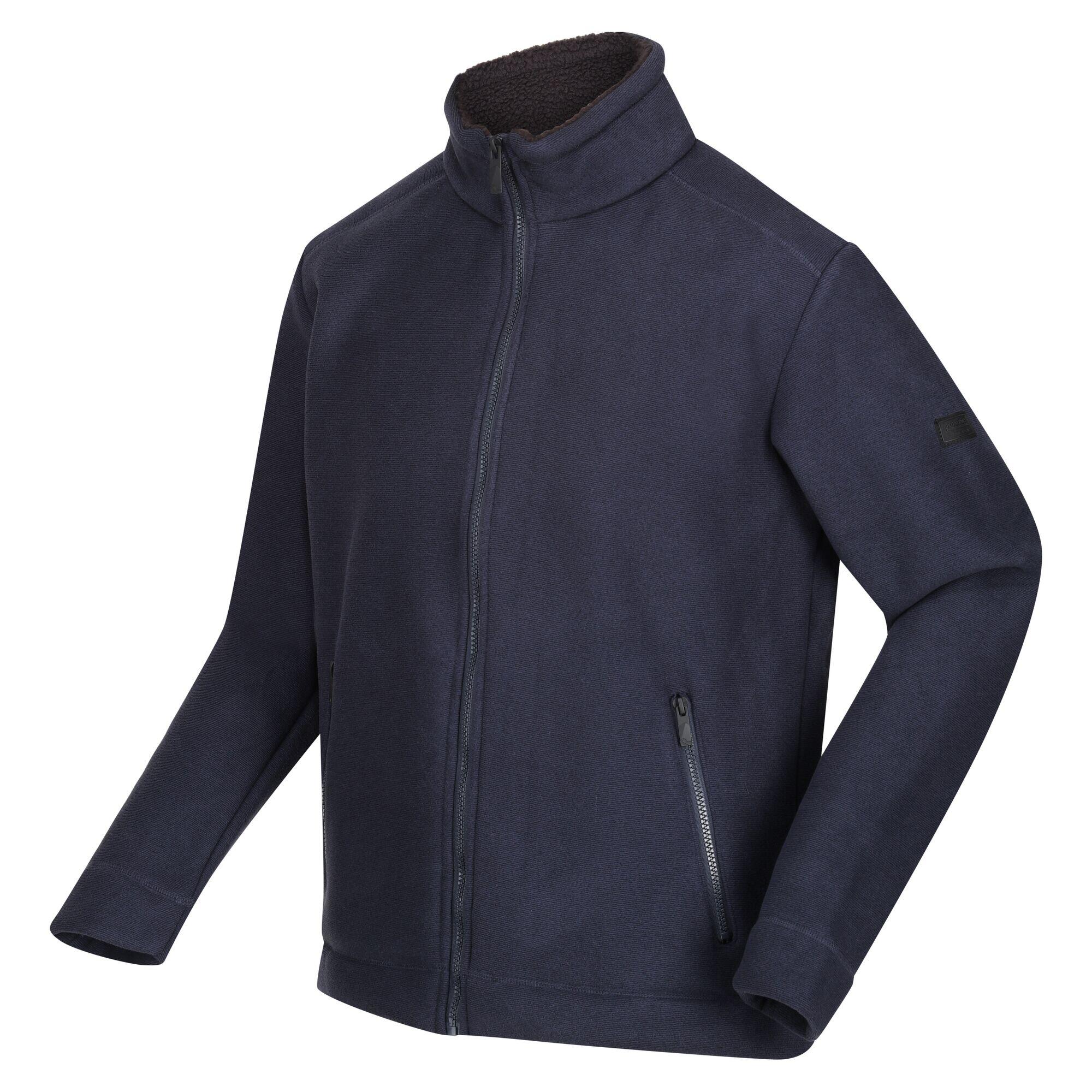 Veste polaire chaude de randonnée - REGATTA GARRIAN Bleu - Homme 1/2
