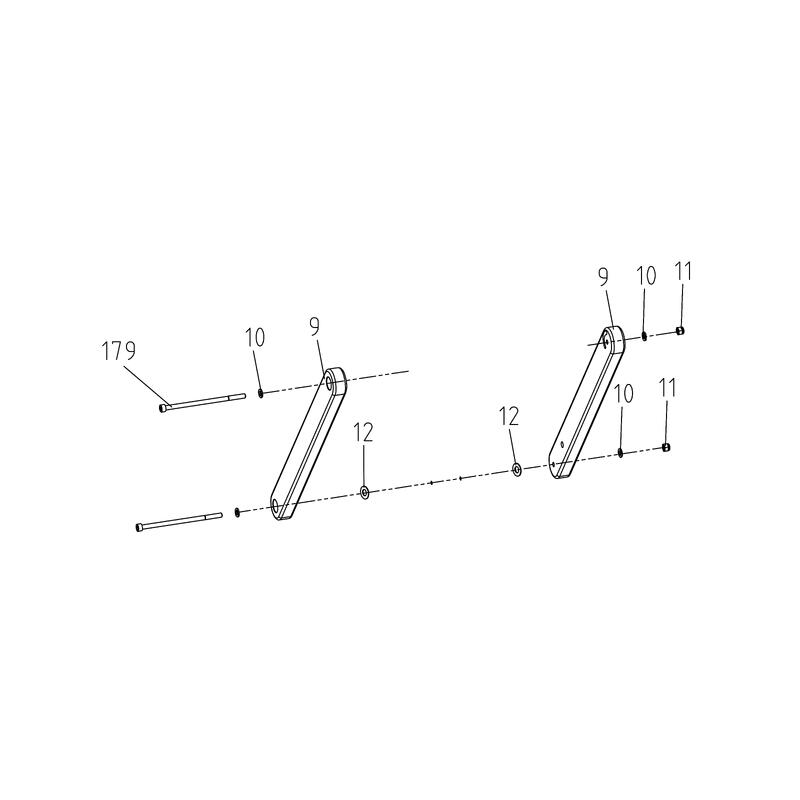 Piese Suport tabletă Aparat de vâslit WOODROW 