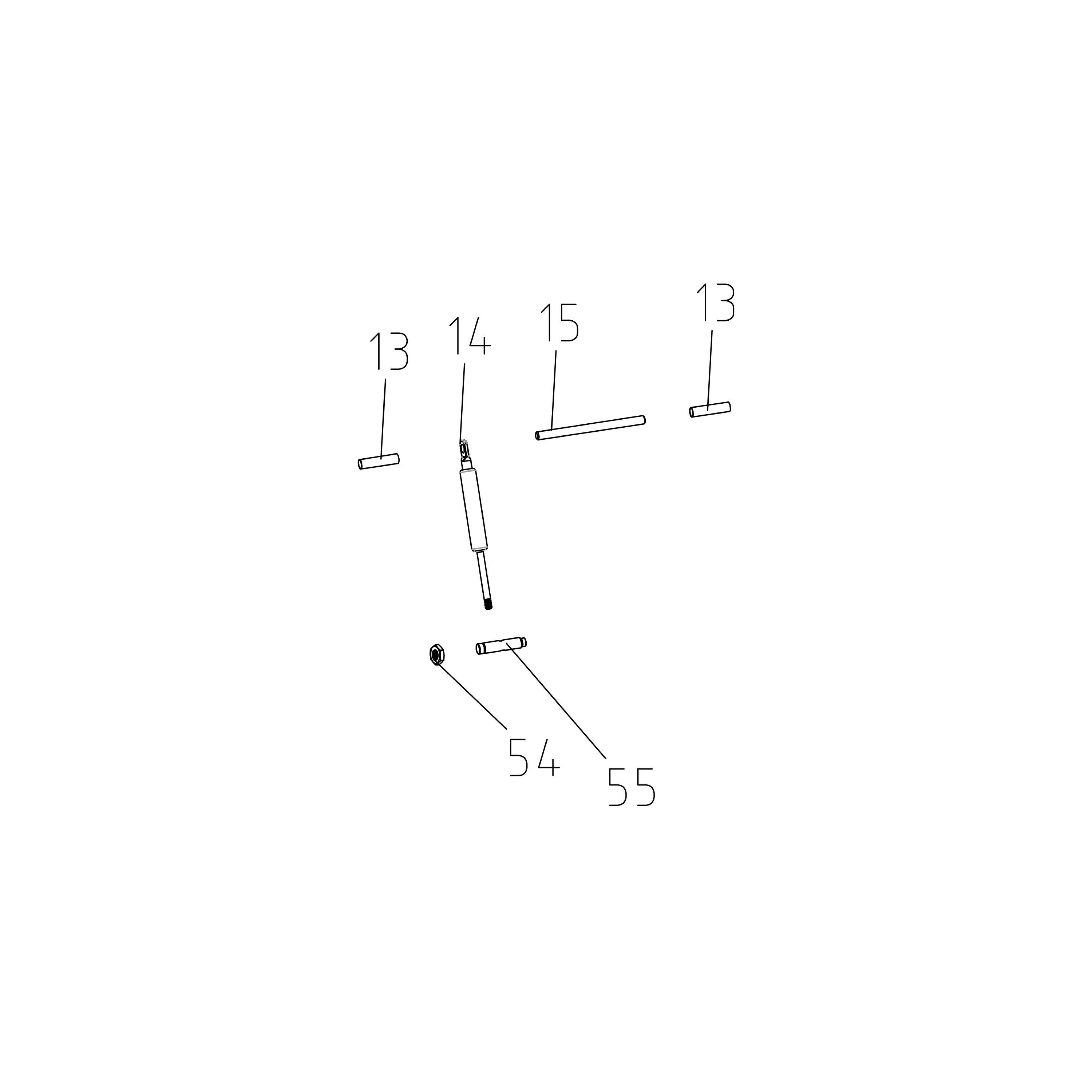 AMORTECEDOR WOODROWER 3/4
