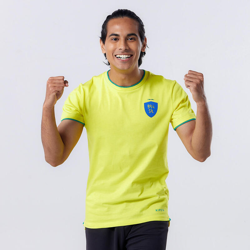 Tricou Fotbal FF100 Brazilia 2024 Adulți