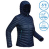 Women Trekking Down Jacket MT100 -5°C Navy