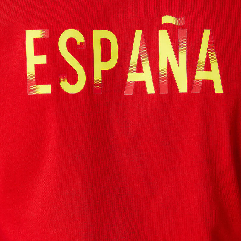 Tricou Fotbal FF100 Replică Spania 2024 Roșu Adulți 