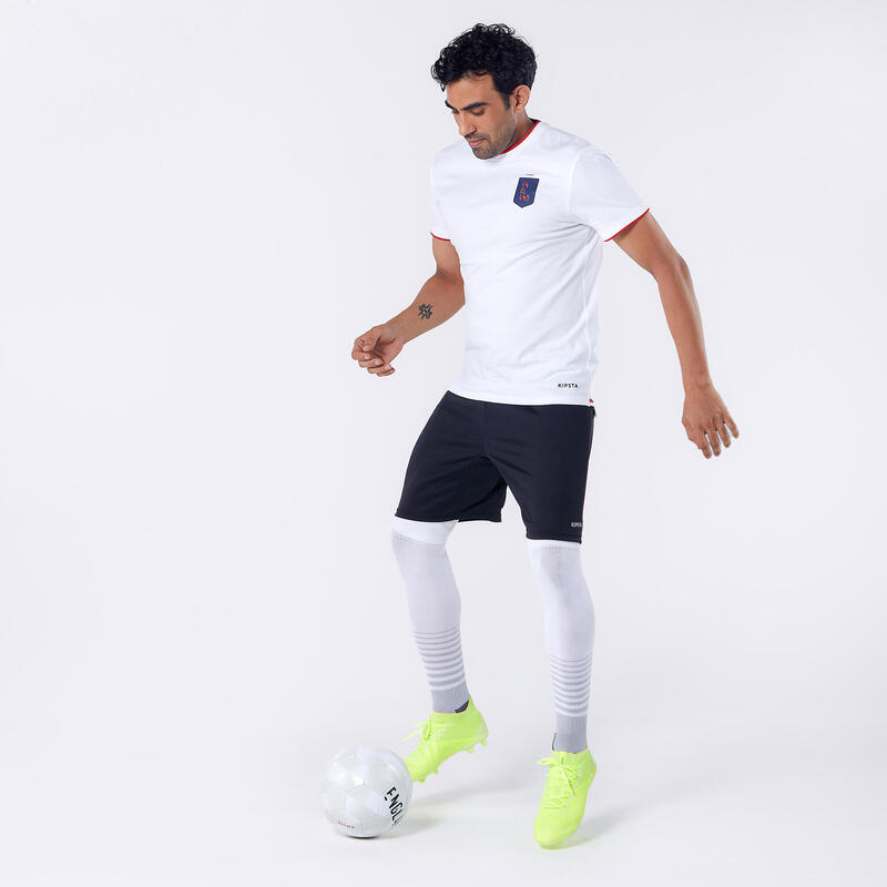 Tricou Fotbal FF100 Replică Anglia 2024 Alb Adulți 