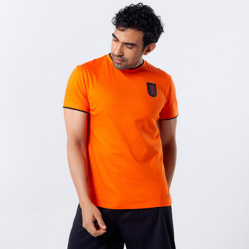 CAMISOLA DE FUTEBOL ADULTO FF100 HOLANDA 2024