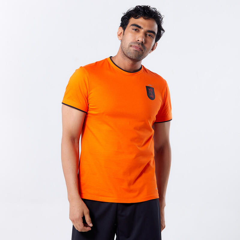 CAMISOLA DE FUTEBOL ADULTO FF100 HOLANDA 2024