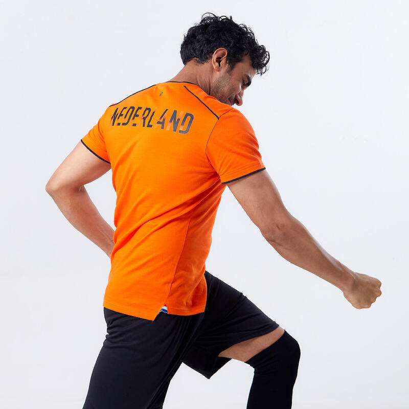 CAMISOLA DE FUTEBOL ADULTO FF100 HOLANDA 2024